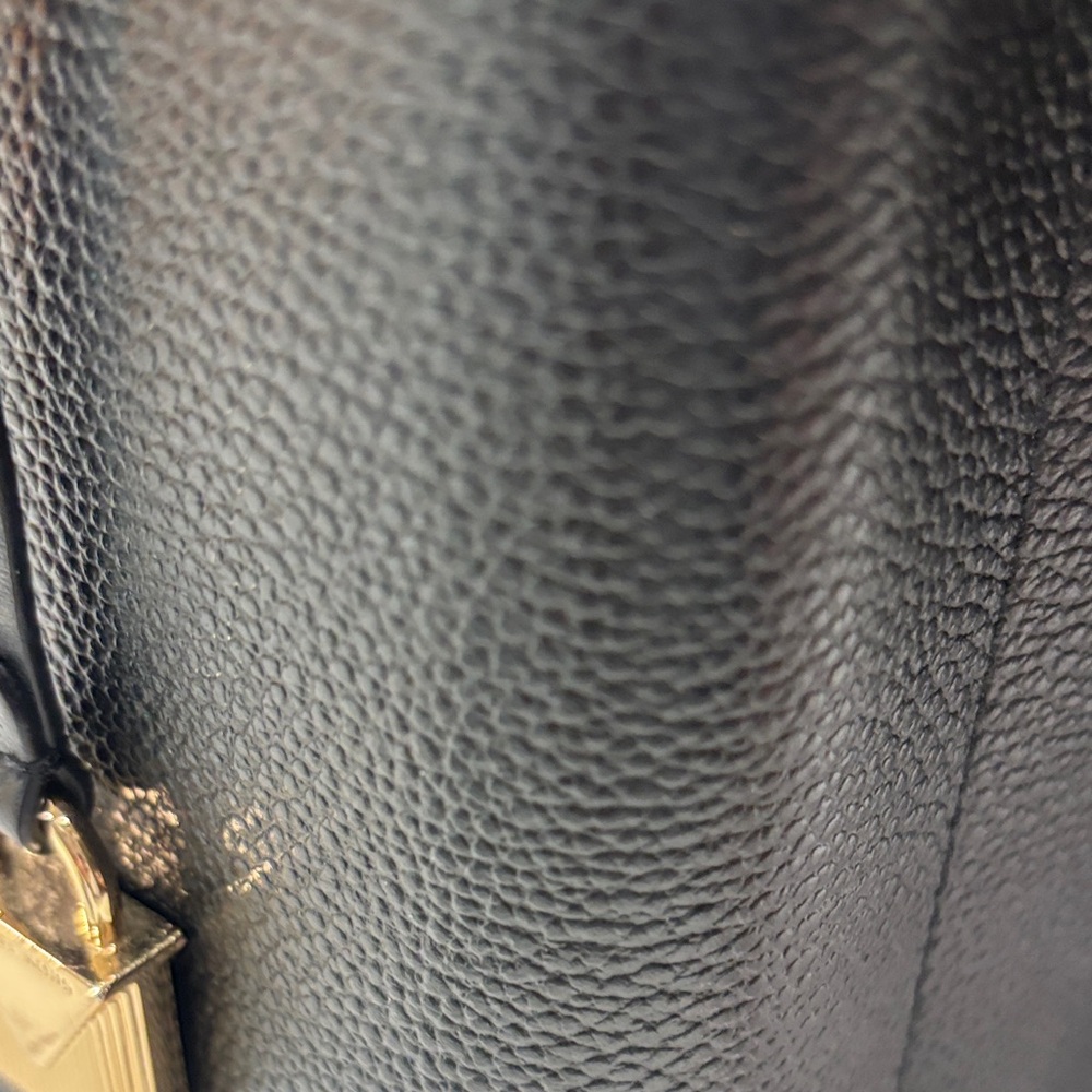 Michael Kors Black Leather Satchel with Gold Hardware - Picture 11 of 17